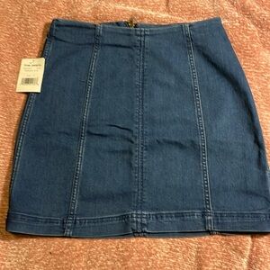 NWT. Free People denim mini